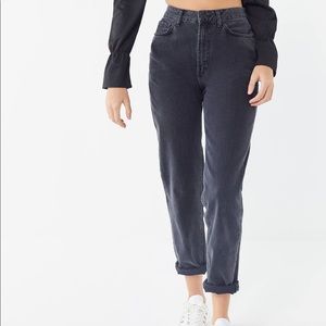 BDG black high waisted mom jeans